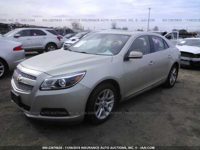 1G11J5SX8DF182972 - 2013 CHEVROLET MALIBU LTZ BEIGE photo 2