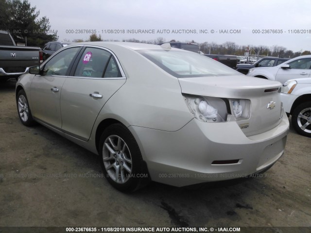 1G11J5SX8DF182972 - 2013 CHEVROLET MALIBU LTZ BEIGE photo 3