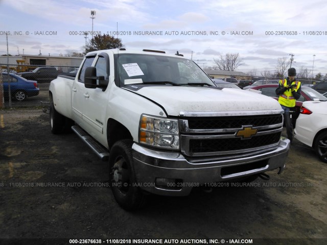 1GC4K1C85CF128979 - 2012 CHEVROLET SILVERADO K3500 LTZ WHITE photo 1