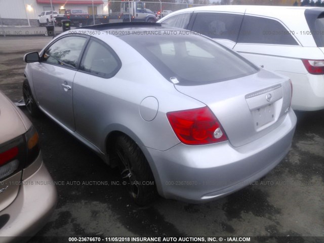 JTKDE167370168747 - 2007 TOYOTA SCION TC 银色 照片 3