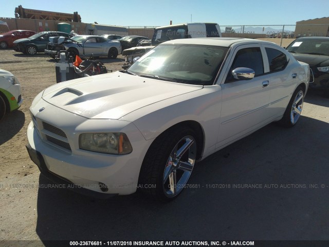 2B3KA43G76H477844 - 2006 DODGE CHARGER SE/SXT WHITE photo 2