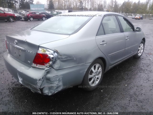 4T1BF30K36U625614 - 2006 TOYOTA CAMRY LE/XLE/SE SILVER photo 4