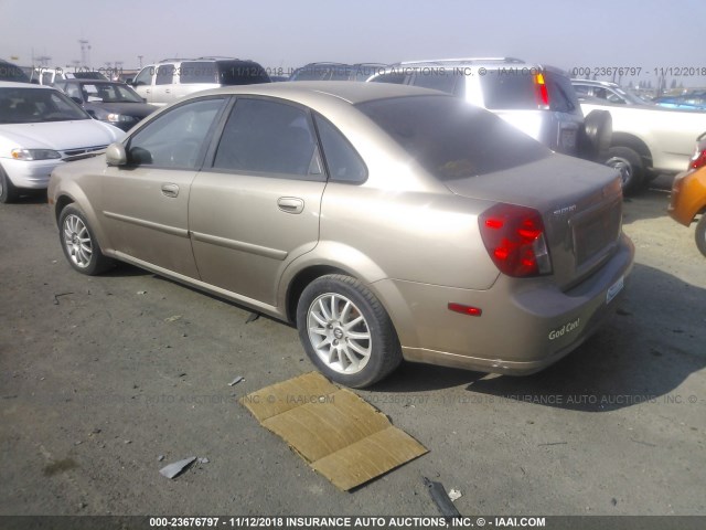 KL5JJ52Z94K927217 - 2004 SUZUKI FORENZA LX/EX GOLD photo 3