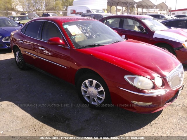 2G4WC582681140649 - 2008 BUICK LACROSSE CX RED photo 1