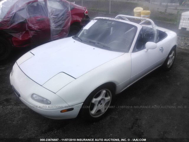 JM1NA3517L0108156 - 1990 MAZDA MX-5 MIATA WHITE photo 2