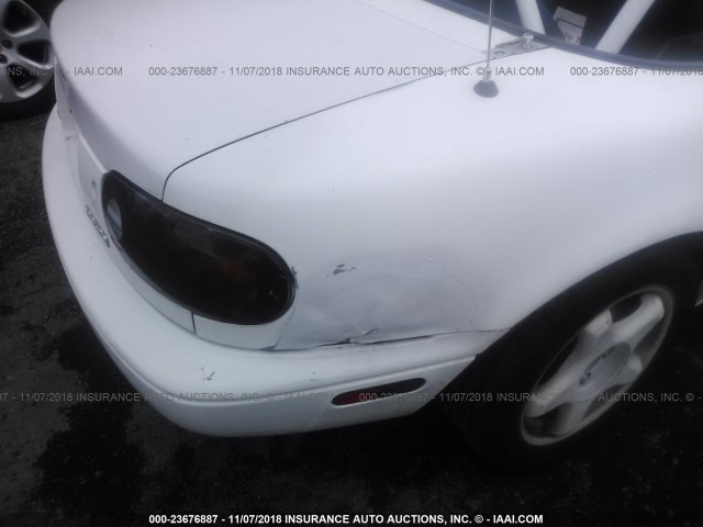 JM1NA3517L0108156 - 1990 MAZDA MX-5 MIATA WHITE photo 6