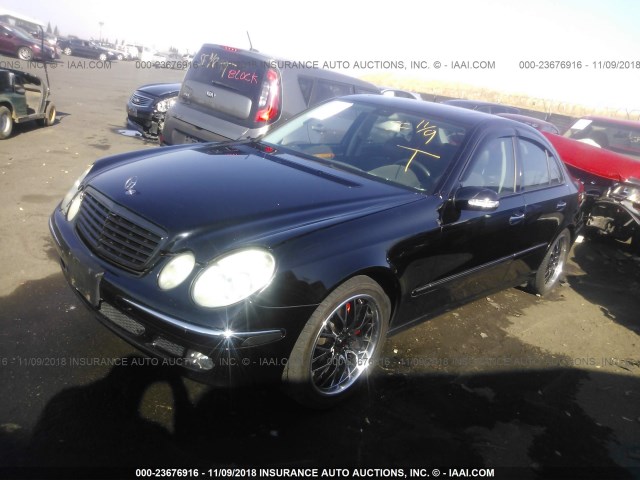 WDBUF70J95A795888 - 2005 MERCEDES-BENZ E 500 BLACK photo 2