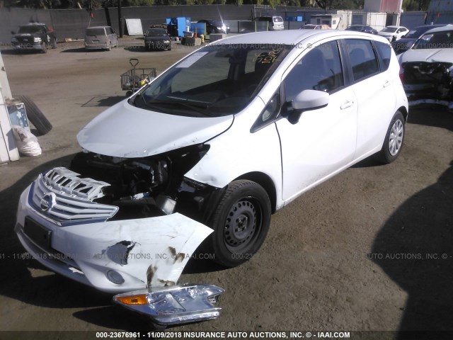 3N1CE2CPXGL378541 - 2016 NISSAN VERSA NOTE S/S PLUS/SV/SL/SR WHITE photo 2