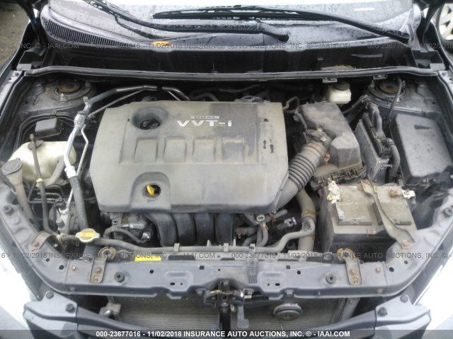 2T1KU40E79C181777 - 2009 TOYOTA COROLLA MATRIX  GRAY photo 10