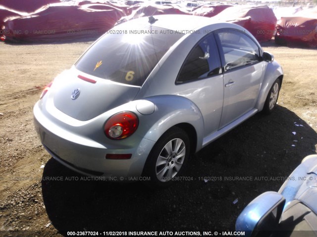 3VWRW31CX9M515112 - 2009 VOLKSWAGEN NEW BEETLE S/SE BLUE photo 4