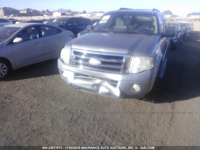 1FMFK16578LA17378 - 2008 FORD EXPEDITION EL XLT SILVER photo 6