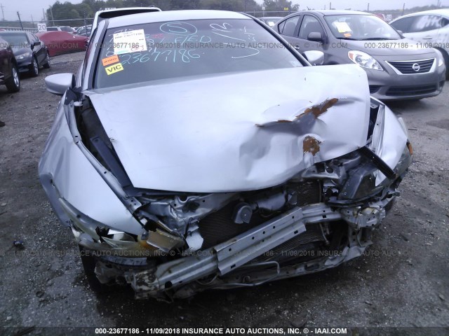 1HGCS12318A025971 - 2008 HONDA Accord LX-S SILVER photo 6