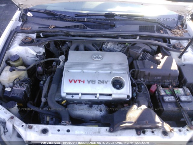 4T1BF30K66U630712 - 2006 TOYOTA CAMRY LE/XLE/SE WHITE photo 10