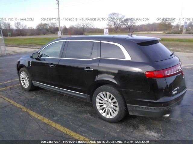 2LMHJ5AT3CBL51977 - 2012 LINCOLN MKT BLACK photo 3