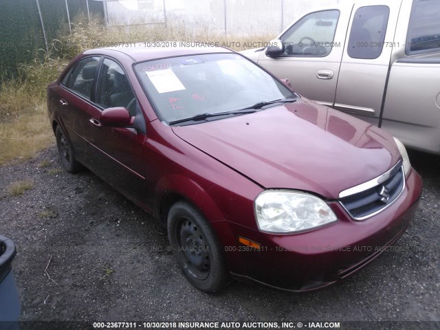 KL5JD56Z47K620978 - 2007 SUZUKI FORENZA MAROON photo 1