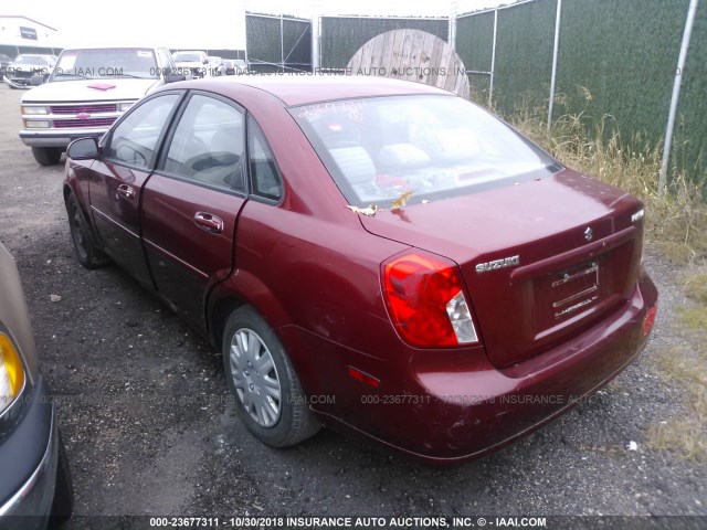 KL5JD56Z47K620978 - 2007 SUZUKI FORENZA MAROON photo 3