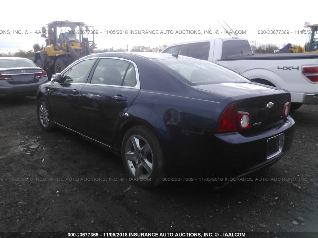 1G1ZH57B48F162610 - 2008 CHEVROLET MALIBU 1LT BLUE photo 3