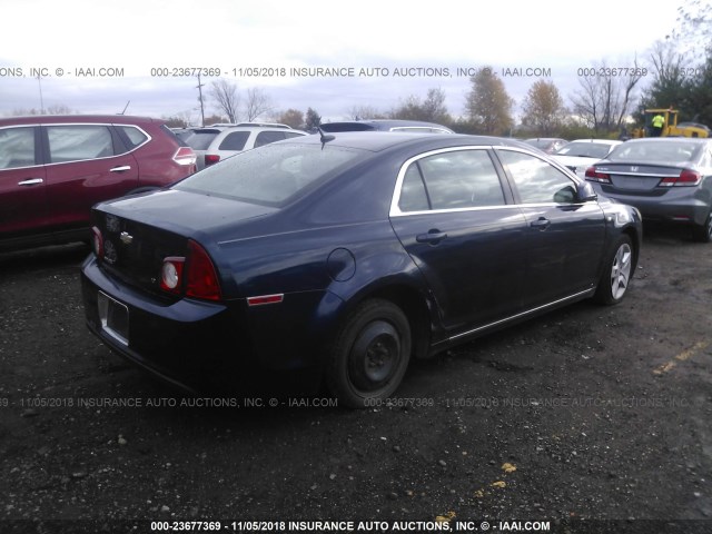 1G1ZH57B48F162610 - 2008 CHEVROLET MALIBU 1LT BLUE photo 4