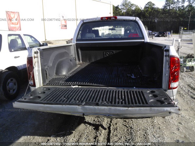 1D7HA18KX6J215759 - 2006 DODGE RAM 1500 SILVER photo 8