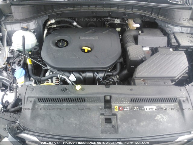 KM8J3CA48JU734552 - 2018 HYUNDAI TUCSON SE BLUE photo 10