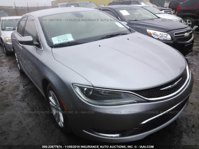 1C3CCCAB3FN637096 - 2015 CHRYSLER 200 LIMITED SILVER photo 1