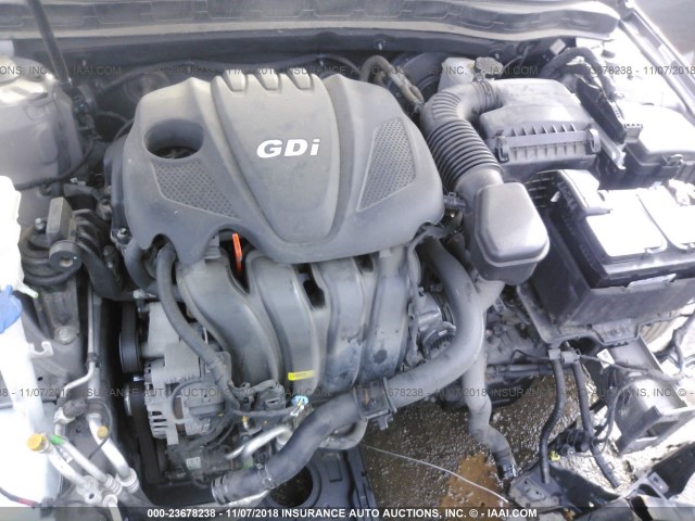 5XXGM4A78EG340895 - 2014 KIA OPTIMA LX GRAY photo 10