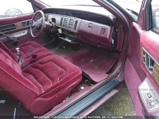 2G4WD14T4K1464372 - 1989 BUICK REGAL LIMITED RED photo 5