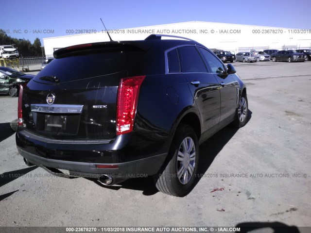 3GYFNAEY6AS587793 - 2010 CADILLAC SRX LUXURY COLLECTION BLACK photo 4