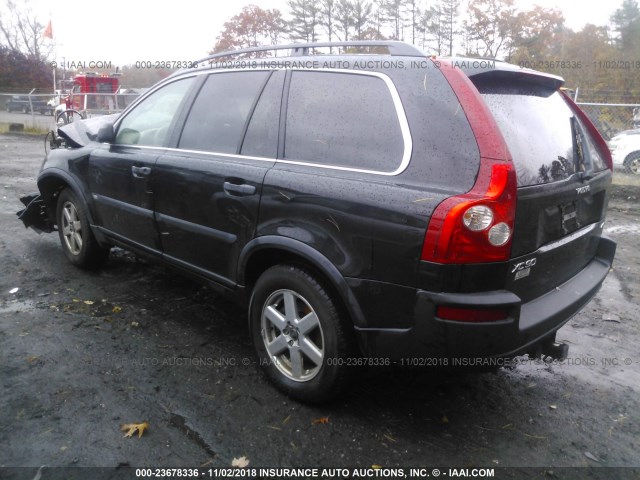 YV4CZ592X61234859 - 2006 VOLVO XC90 BLACK photo 3