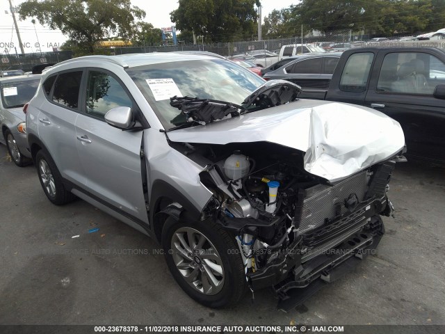 KM8J33A41JU743223 - 2018 HYUNDAI TUCSON SEL/SEL PLUS SILVER photo 1