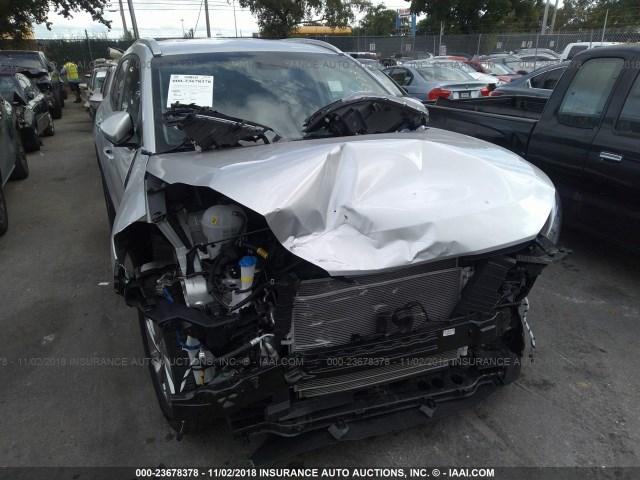 KM8J33A41JU743223 - 2018 HYUNDAI TUCSON SEL/SEL PLUS SILVER photo 6