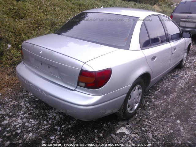 1G8ZH52872Z143455 - 2002 SATURN SL1 SILVER photo 4