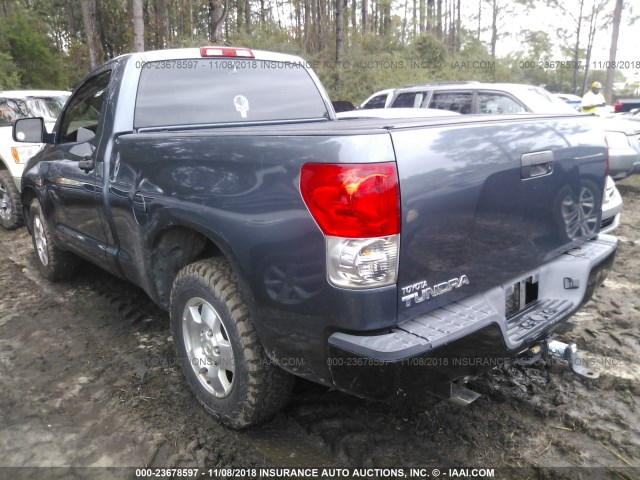 5TFJU52157X001349 - 2007 TOYOTA TUNDRA BLUE photo 3