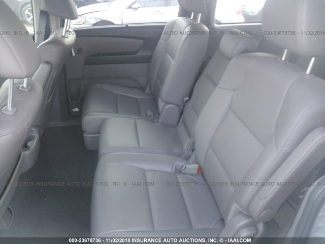 5FNRL5H61EB058874 - 2014 HONDA ODYSSEY EXL SILVER photo 8