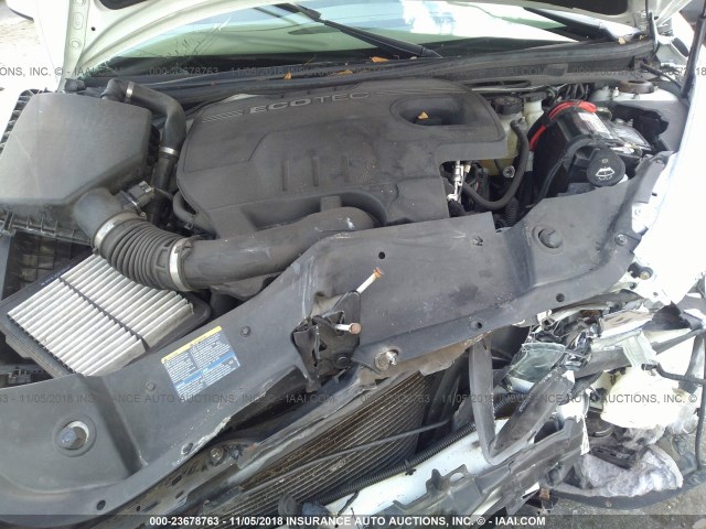 1G1ZH57B89F250951 - 2009 CHEVROLET MALIBU 1LT WHITE photo 10