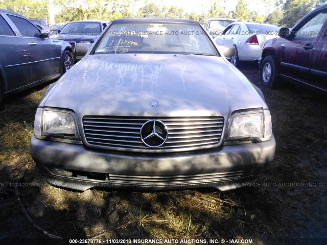 WDBFA67E6SF113624 - 1995 MERCEDES-BENZ SL 500 BEIGE photo 6