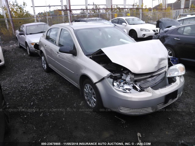 1G1AT58H697202812 - 2009 CHEVROLET COBALT LT TAN photo 1