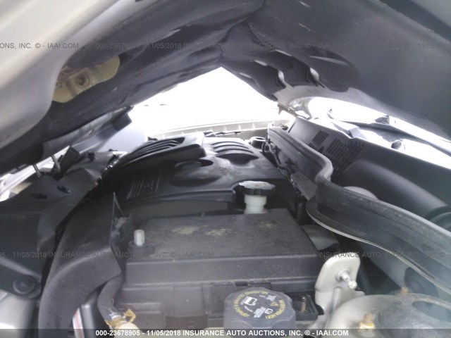 1G1AT58H697202812 - 2009 CHEVROLET COBALT LT TAN photo 10