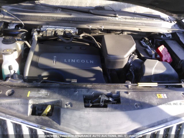 2LMDJ6JK2DBL28199 - 2013 LINCOLN MKX BLUE photo 10