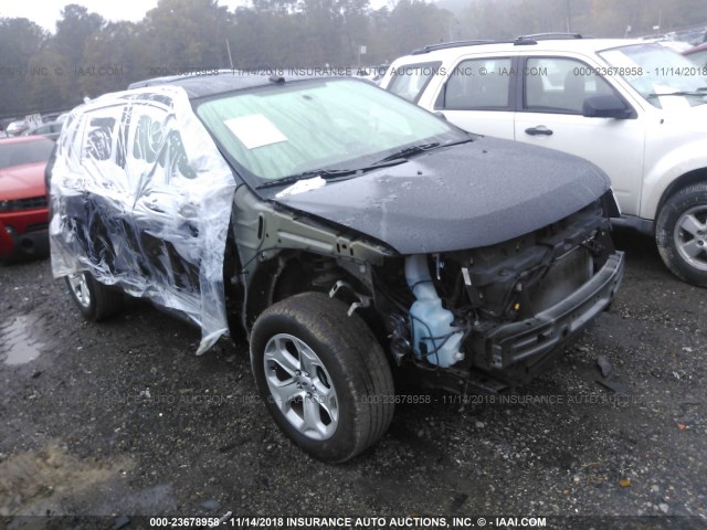 2FMDK3JC8EBB84949 - 2014 FORD EDGE SEL BLACK photo 1