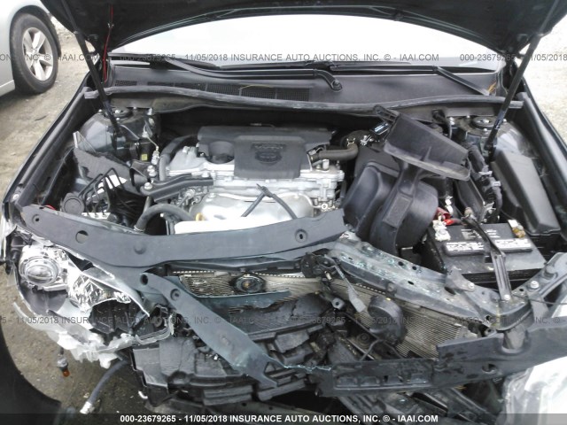 4T1BF1FK7GU262358 - 2016 TOYOTA CAMRY LE/XLE/SE/XSE BLACK photo 10