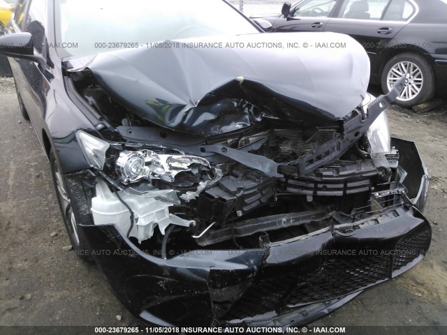 4T1BF1FK7GU262358 - 2016 TOYOTA CAMRY LE/XLE/SE/XSE BLACK photo 6