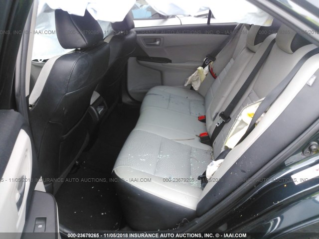4T1BF1FK7GU262358 - 2016 TOYOTA CAMRY LE/XLE/SE/XSE BLACK photo 8