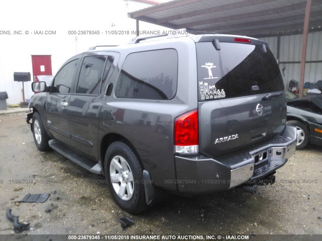 5N1BA08A07N709376 - 2007 NISSAN ARMADA SE/LE GRAY photo 3