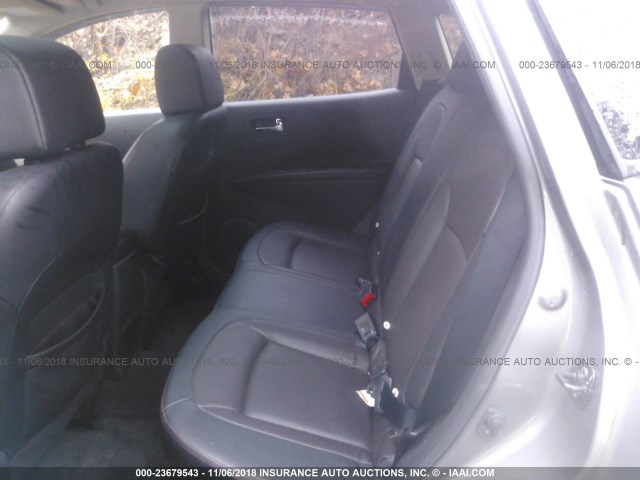 JN8AS5MVXBW289359 - 2011 NISSAN ROGUE S/SV/KROM GRAY photo 8