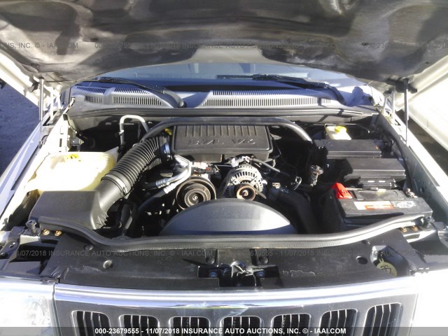 1J8HG48KX9C501235 - 2009 JEEP COMMANDER SPORT Արծաթագույն լուսանկար 10