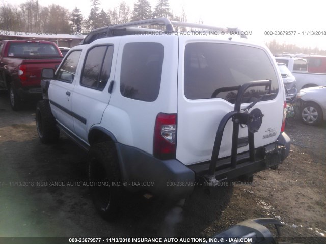 5N1ED28Y64C610128 - 2004 NISSAN XTERRA XE/SE WHITE photo 3