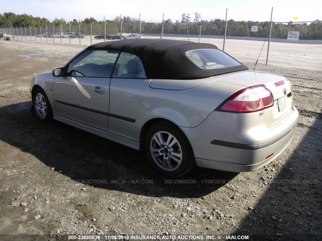 YS3FD79Y876107491 - 2007 SAAB 9-3 2.0T TAN photo 3