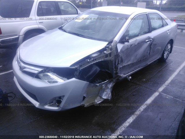 4T1BF1FK2CU059629 - 2012 TOYOTA CAMRY SE/LE/XLE SILVER photo 6