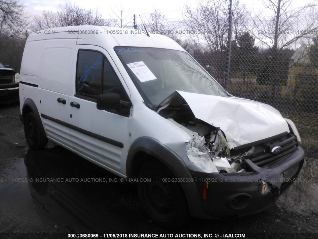 NM0LS7AN6BT067095 - 2011 FORD TRANSIT CONNECT XL WHITE photo 1